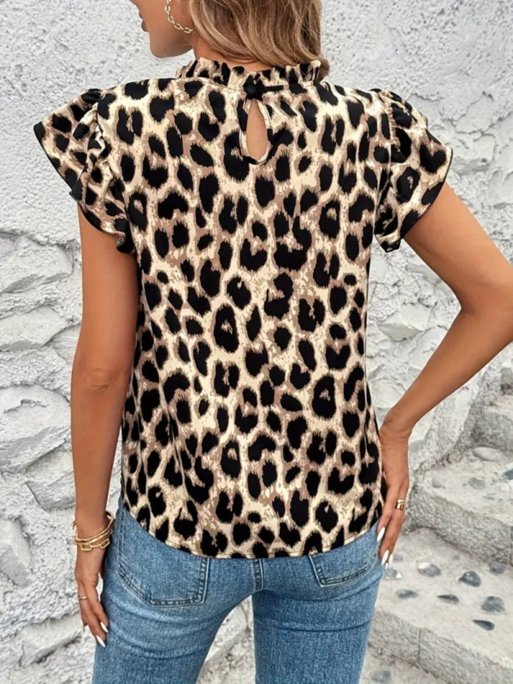 ZARA Leopard Print Top